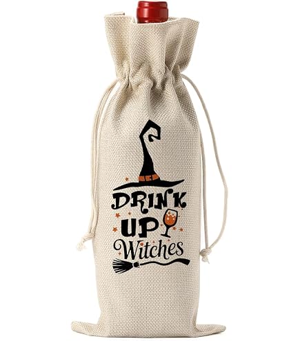 Funny Easter Wine Bag Gift Set - Cotton Linen Bag With Easter Theme, For Wine Bottles Or Small Gifts, Holiday Decor