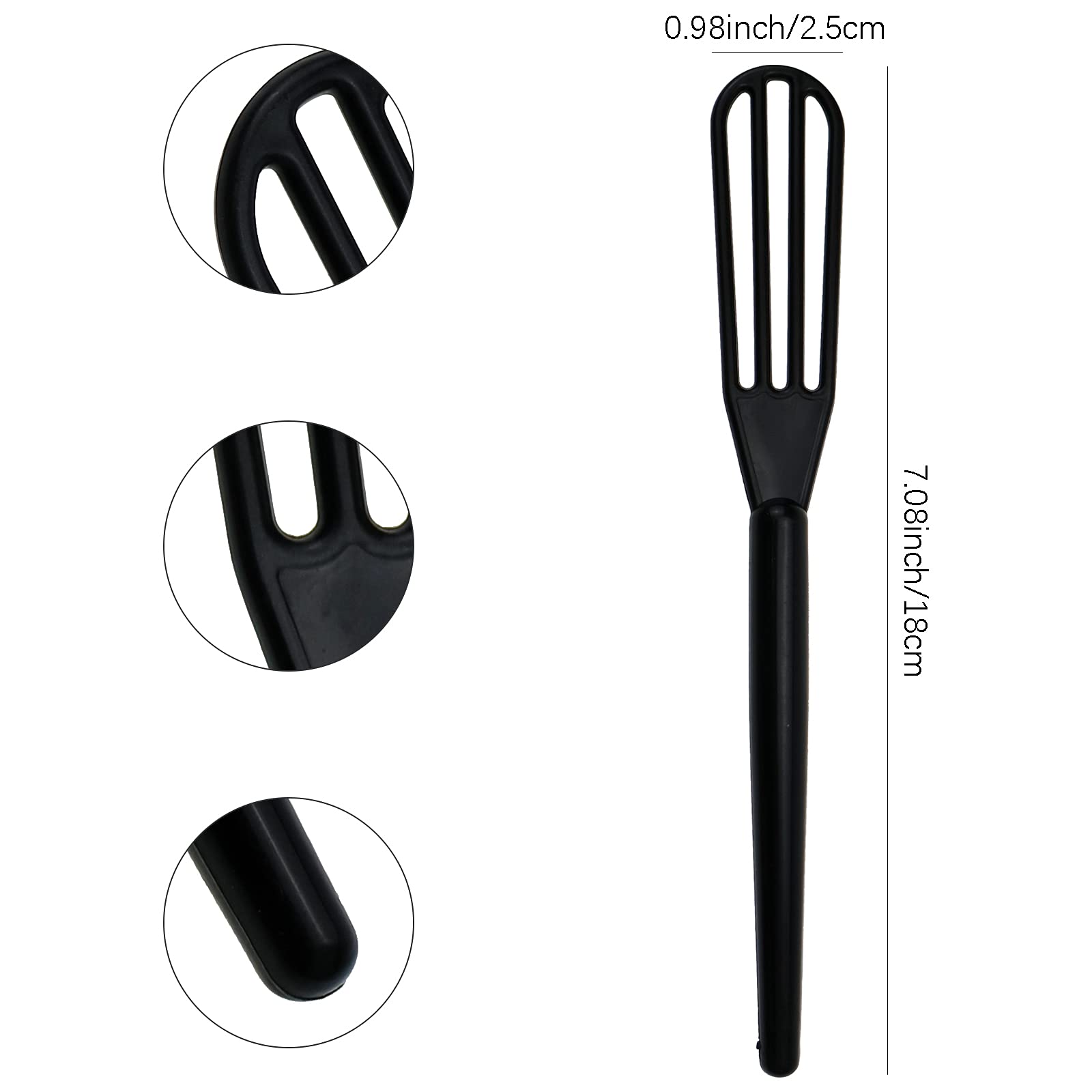 DIYstore, 10 PCS Plastic Hair Coloring Mixer,Hair Color Whisks Dye Cream Mixer,Tint Color Cream Colorful Spoon Applicator Hair Bleaching Highlight Tool for Home Barber Shop Salon