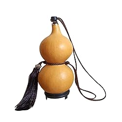 Fenteer Dried Gourd Water Bottle, Portable Water