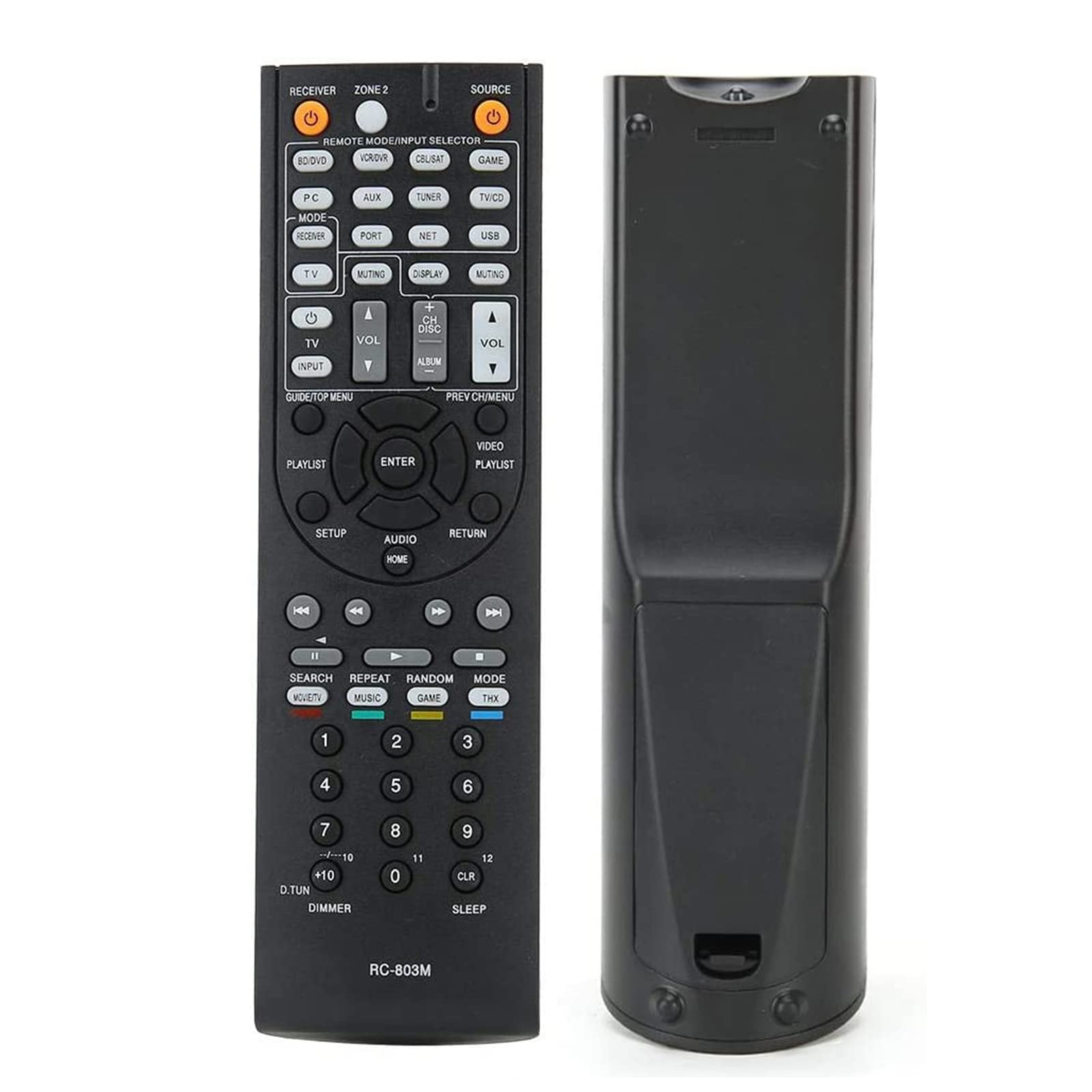 VINABTY RC-803M Replacement Remote Control fit for ONKYO AV Receiver TX-NR609 TX-NR609B HT-S7409 HT-S8409 TX- NR609 HTS-7409 HTS-8409 TXNR609 TXNR609B HTS7409 HTS8409