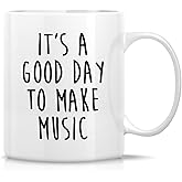 Retreez Ceramic Mug - Make Music - 11 Oz Coffee Cup for Music Lovers - Birthday, Holidays Gift