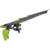 SALVIMAR Hero Speargun for Spearfishing - Underwater Hunting Spear Gun with Asymmetrical Elliptical Aluminum Barrel, Multi-Elastic Open Muzzle, Heavy Metal 350 Release