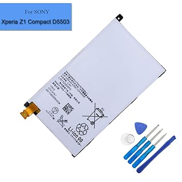 Li-Polymer Ersatzakku LIS1529ERPC Kompatibel mit Sony Ericsson Xperia Z1 Compact Xperia Z1 Mini Xperia Z1f D5503 with Extras