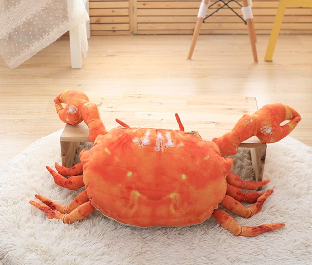 Amazon Yousyu 蟹抱き枕 超リアル カニクッション 抱き枕 面白いおもちゃ クリスマス贈り物 飲食店飾り物 置物 ぬいぐるみ おもちゃ