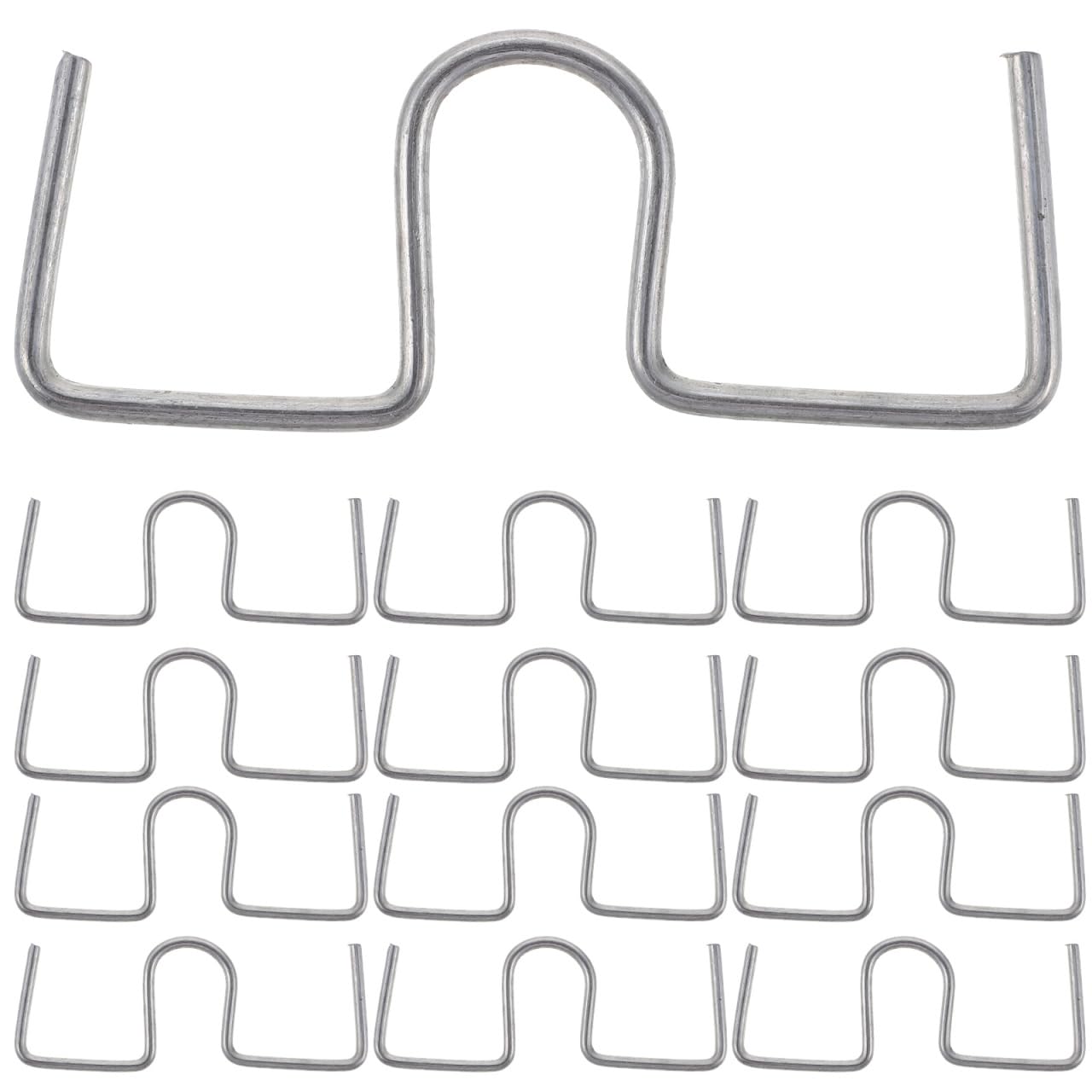 25Pcs Fruit Tree Branch Shaper, 10cm Galvanized Steel Limb Spreaders for Heavy Duty Training, Durable Tree Branch Benders for Bonsai, Roses, Pear & Peach - U-Shaped Plant Trainers (Silver)