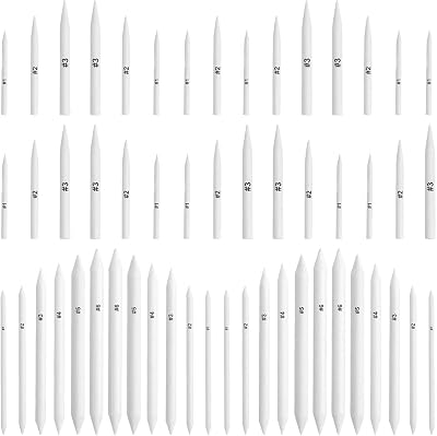 FEBSNOW 84Pcs Blending Stumps Tortillions Art Pencils Drawing Tools