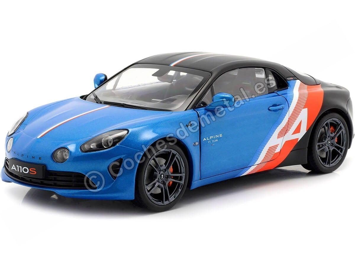 Solido - 1801615 Miniature Collection Car Blue/Black/Red