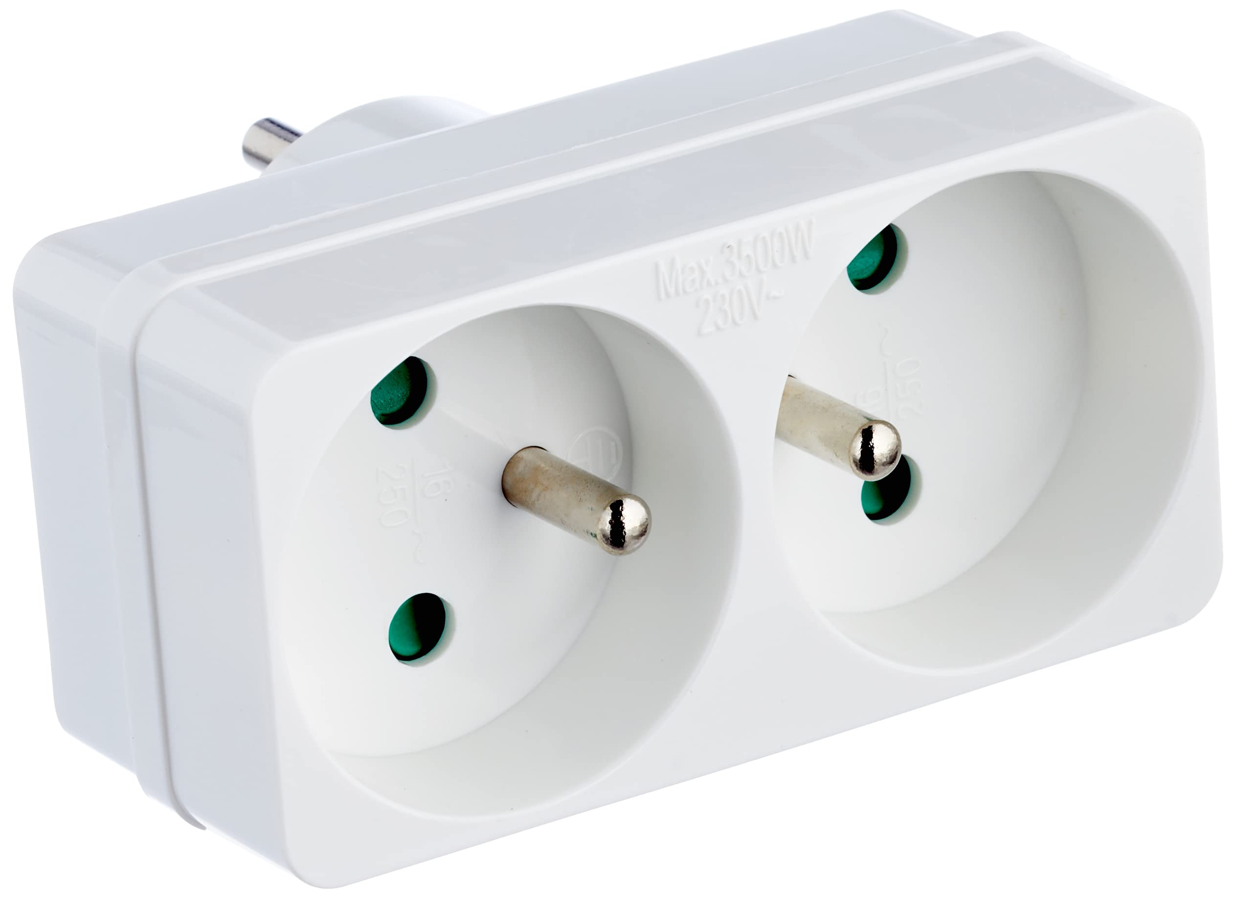 PEREL - EB2EU 2-WAY SOCKET DISTRIBUTOR - PLUG TYPE E (FRENCH SYSTEM) 176542