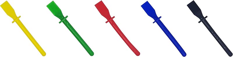 West 11cm Multicolour Glue Spreader Spatula Set of 5 for Arts & Crafts