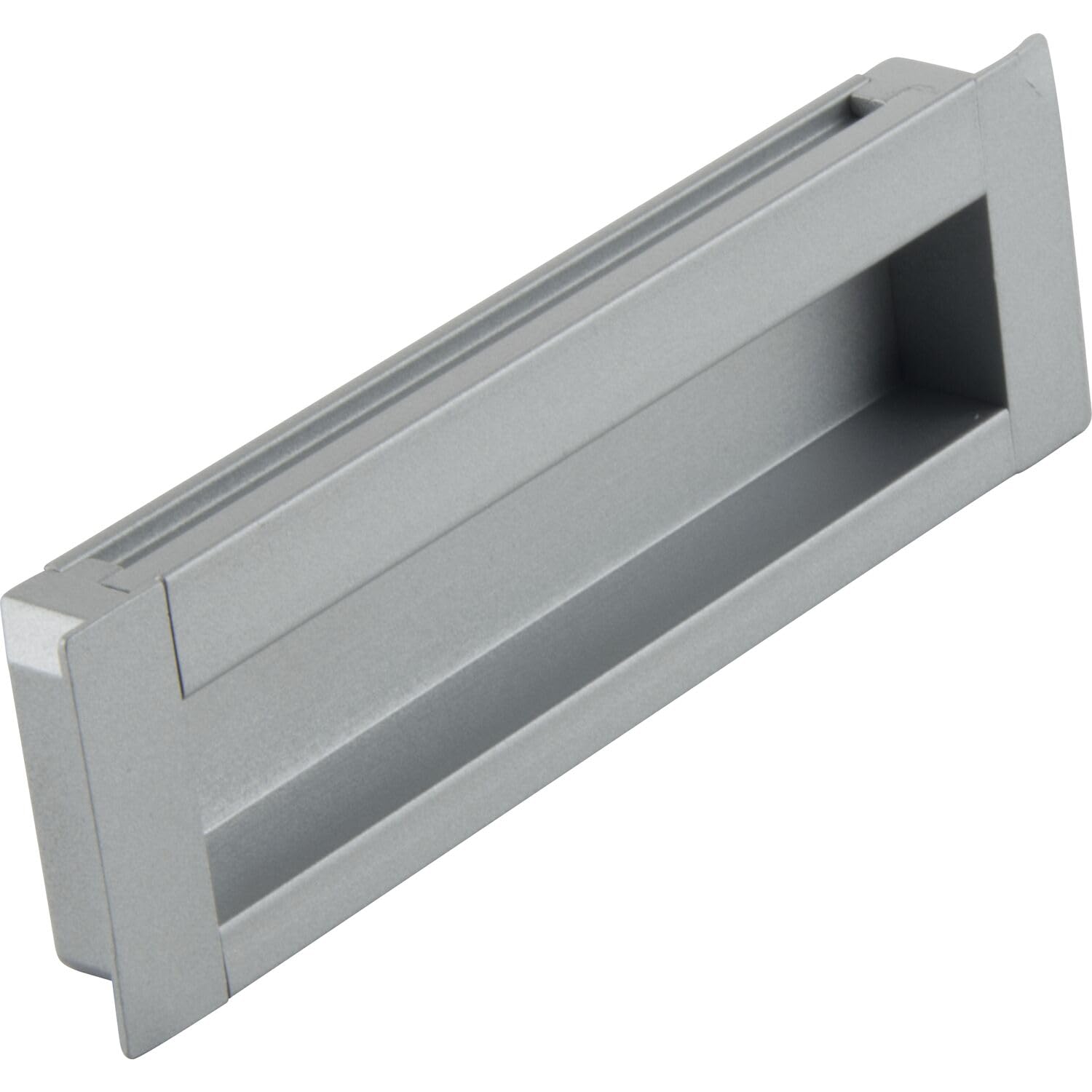 Sun Chain Shell Handle Azha Width 111 mm - Handle Shell for Inlet Square - Handle LA 96 mm Aluminium Silver