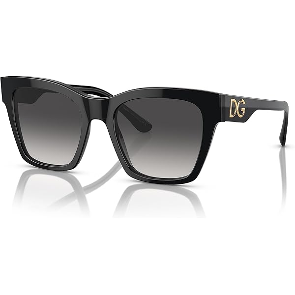 Amazon.com: Dolce & Gabbana Sunglasses DG 4438 501/87 Black