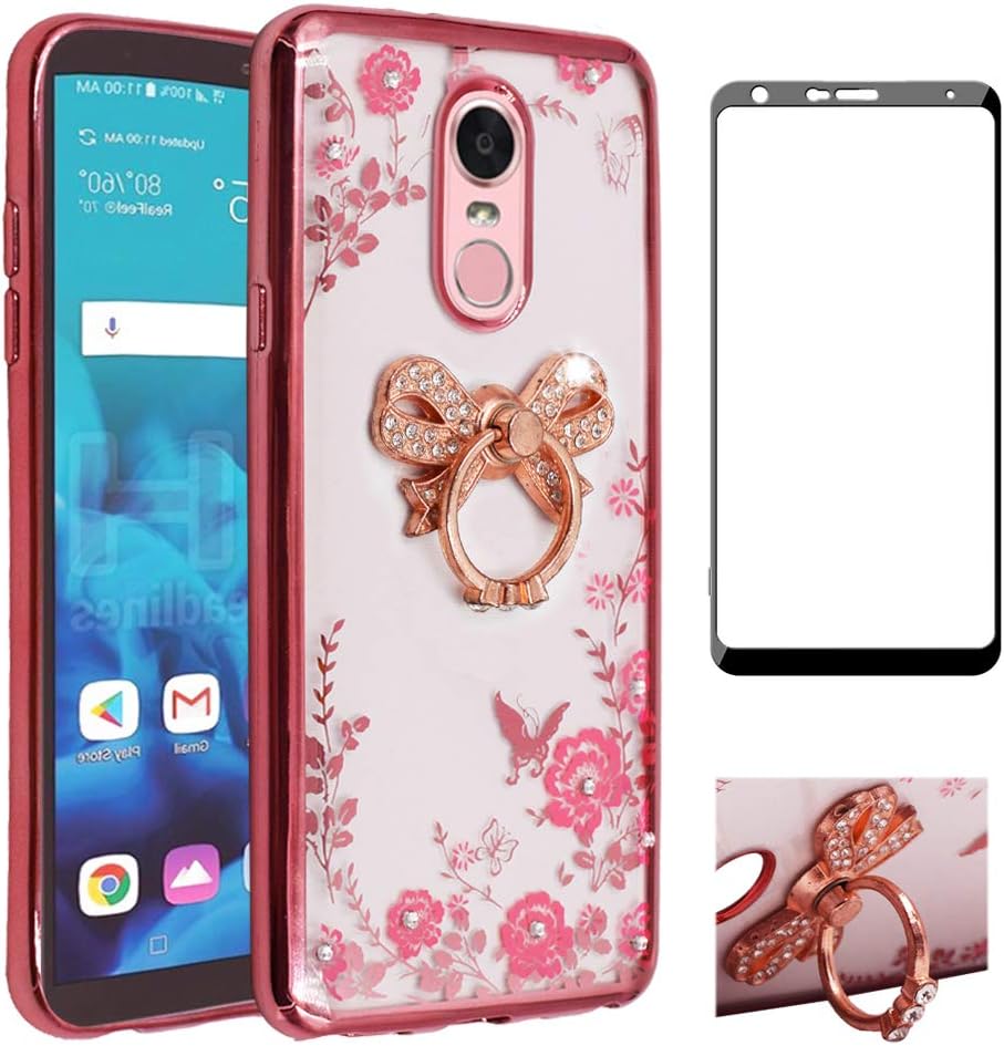 Best bling lg stylo 3 case kickstand screen protector