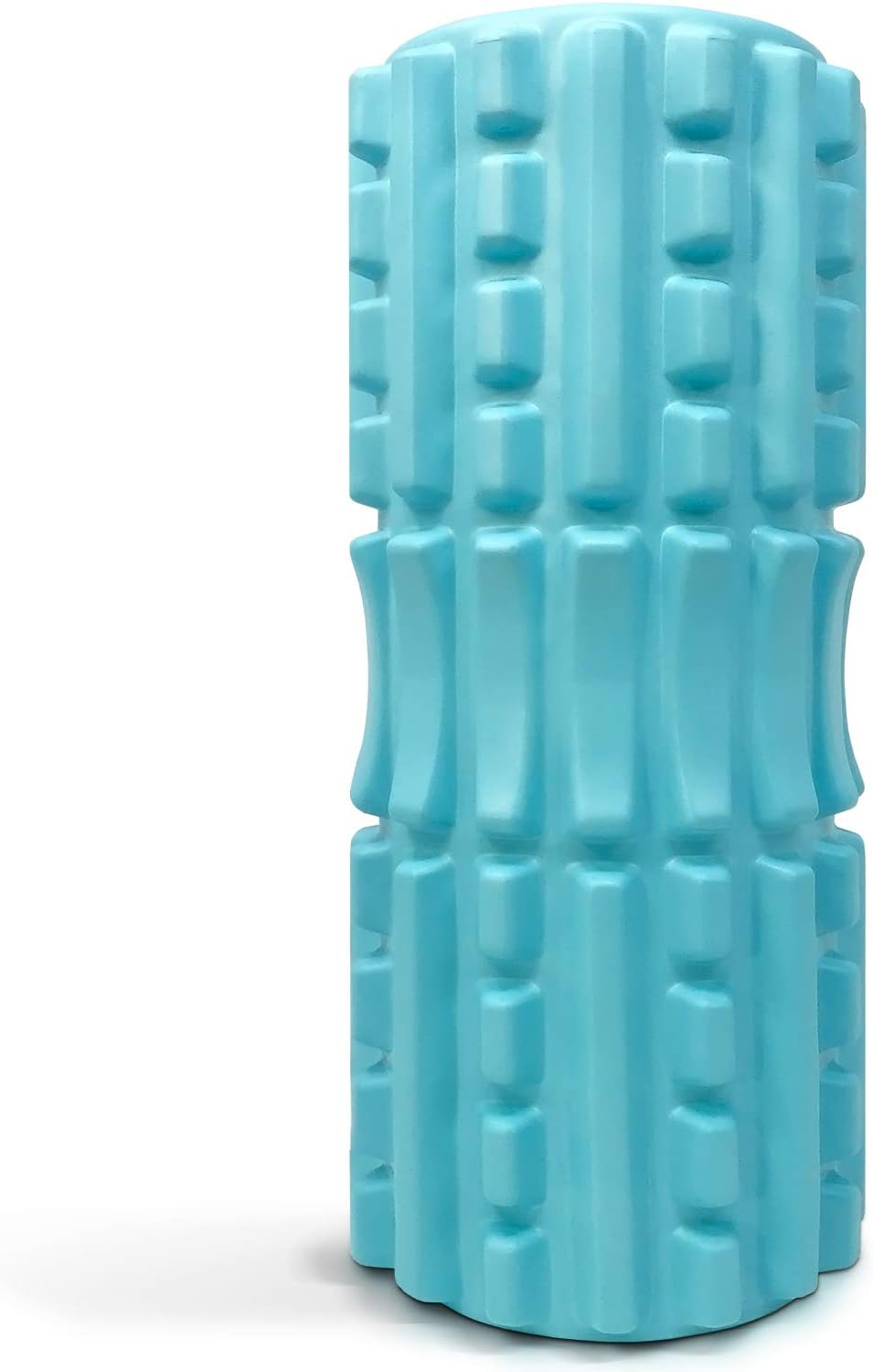 321 STRONG Foam Roller - Extra Firm High Density Deep Tissue Massager with Spinal Channel, for Muscle Massage and Myofascial Trigger Point Release, with 4K eBook - Aqua: Sports & Outdoors