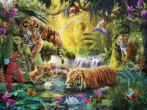 Ravensburger Puzzle 16005 - Idylle am Wasserloch - 1500 Teile Puzzle für Erwachsene und Kinder ab 14 Jahren, Puzzle mit… – Bild 8