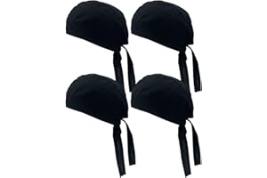 JHYWELL Cotton Dew Rags Beanie Skull Caps Helmet Liner Skull Doo Rag Bandana Welder Welding Sweat Do Rags for Men and Women