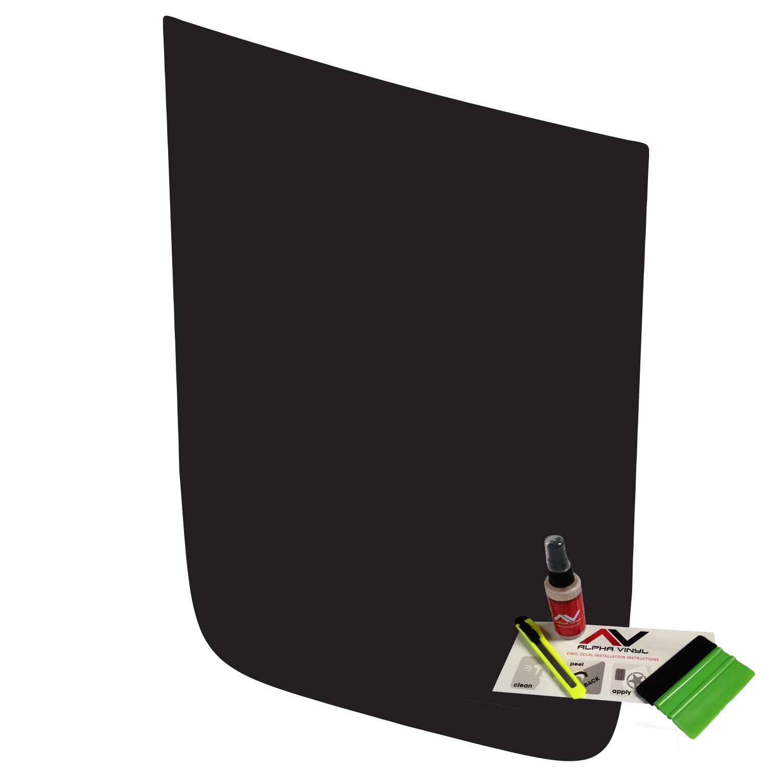 Renegade Trailhawk Style Hood Decal Blackout Fits 2015+ (Matte Black