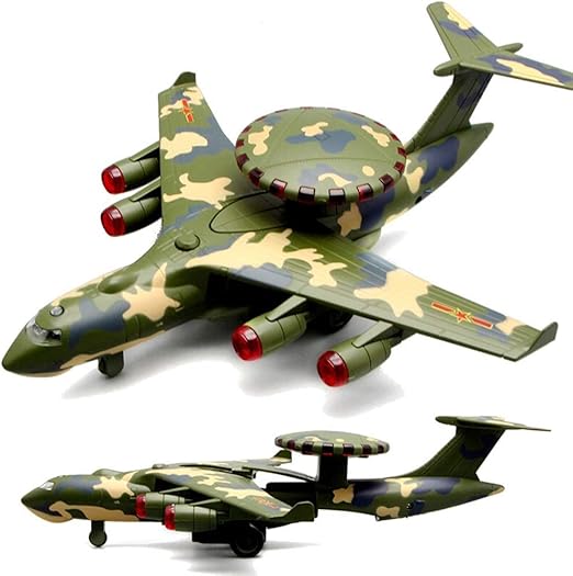 avion militar de juguete