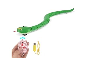 Realistic Remote Control Rattle Snake Toy with Flexible Joints for Interactive Play and Family Fun Electronic Snake Toy
