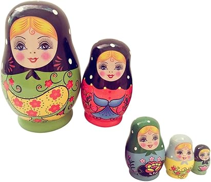 niñas pintadas de muñecas