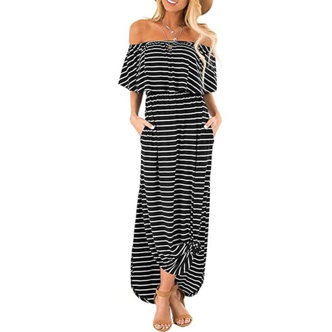 ladies long summer dresses