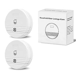 Water Leak Detector 2 Pack, Lound Sound Sensor