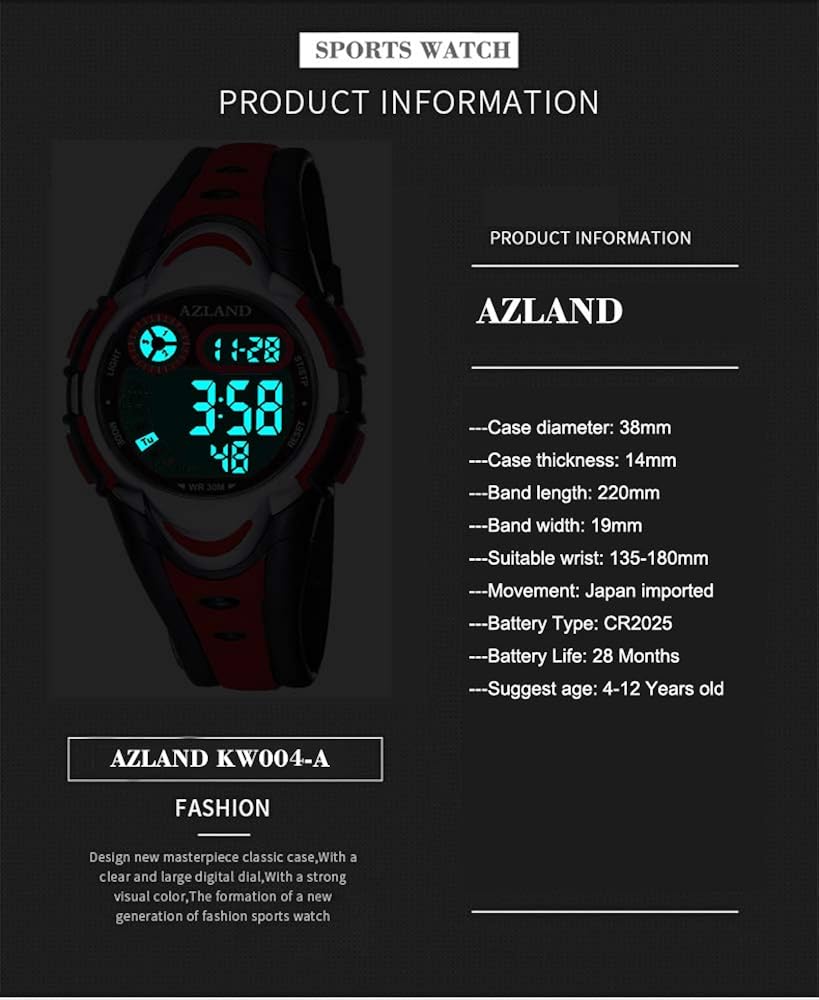 azland sports wrist watch