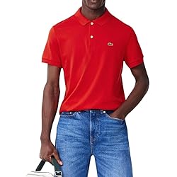 Lacoste Mens Short Sleeve Pima Jersey Interlock