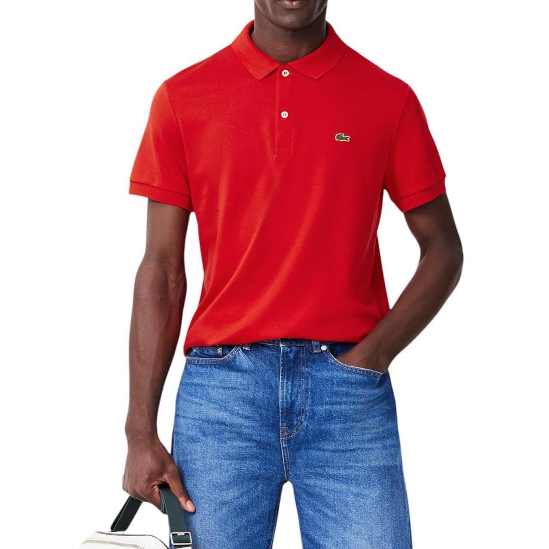 Lacoste Mens Short Sleeve Pima Jersey Interlock