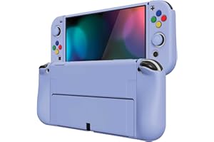PlayVital ZealProtect Soft Protective Case for Nintendo Switch OLED, Flexible Protector Joycon Grip Cover for Nintendo Switch