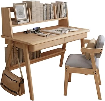 children's desk with bookshelf