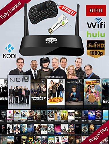 Loaded LOOL Black Arabic IPTV Box + Rii Keyboard Remote and Super LooL Key Watch 750+ Arabic Channels plus all New Movies on Kodi Free