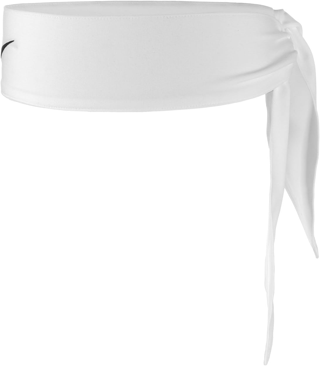 Nike Unisex Dri-Fit Head Tie 2.0 White/Black One Size: Sports & Outdoors