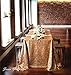 Trlyc 60''x120'' Sparkly Gold Rectangular Sequins Wedding Tablecloth, Sparkly 6FT-8FT Overlays Table Cloth