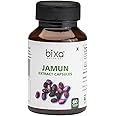 bixa BOTANICAL Jamun Extract Capsule (Black Plum) (Eugenia Jambolana) | Herbal Supplement | Supports Proper Digestion (60 Count (Pack of 1))
