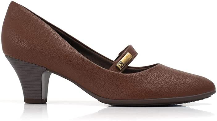 sapato boneca piccadilly conforto salto 5 cm