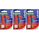 3 x Labello Strawberry Lip Balm