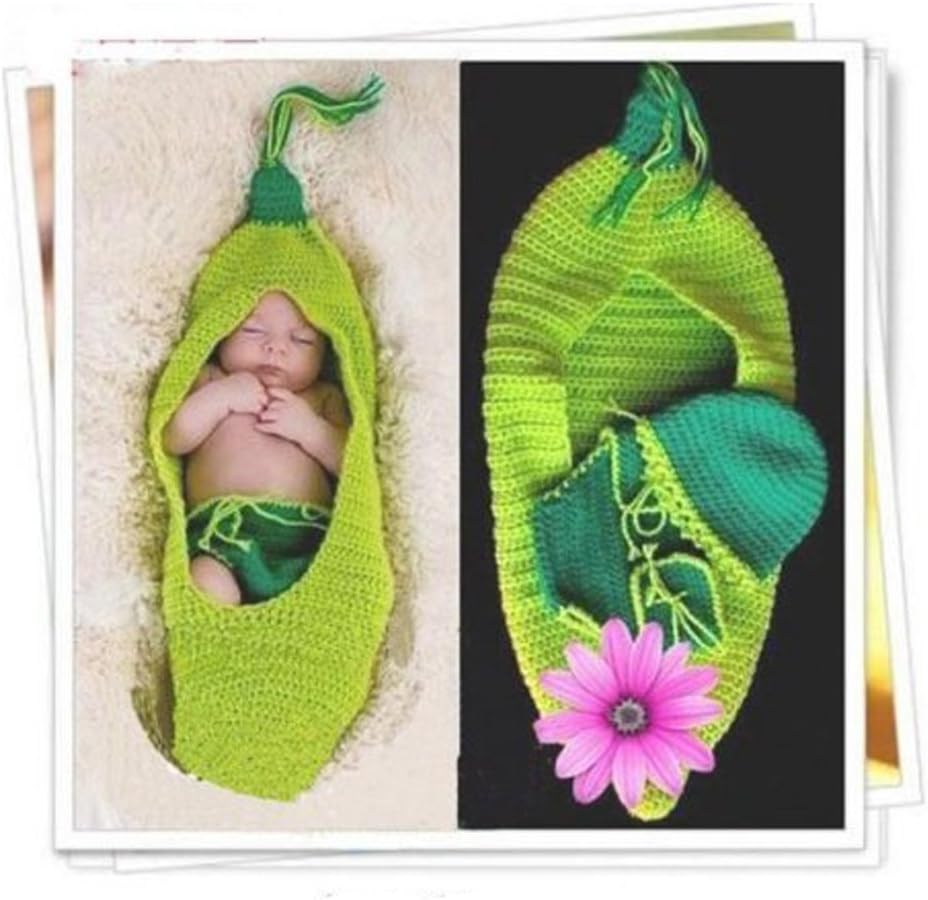 Askformore Baby Newborn Kids Knitted Hat,Crochet Diaper Covers,Romper, Photography Props