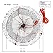 Goture Double Ring Fishing Crab Lobster Hoop Net Fishing Bait Trap Diameter 23.6''X19.7'' Net Depth 10.24'' Lightweight Net with 98.4' Rope