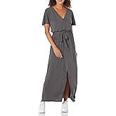 Splendid Womens Arlo Sandwash Jersey Maxi Dress