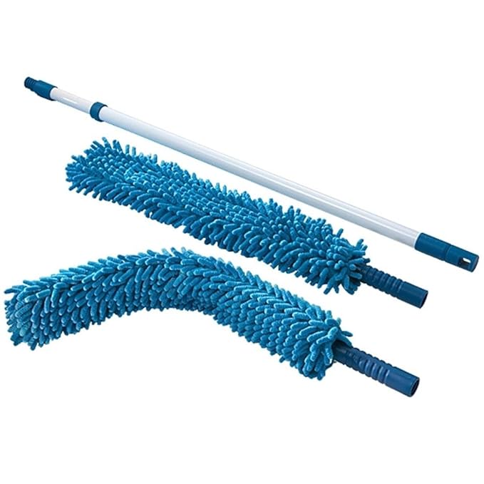 EGOODZ Foldable Microfiber Fan Cleaning Duster Bendable Washable Flexible Mop for Quick and Easy