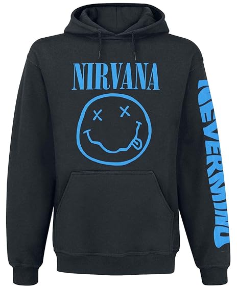 Download Nirvana Nevermind Smile Black Pull Over Hoodie X Large Free HD Get Wallpaper Nirvana Nevermind Smile Black Pull Over Hoodie X Large For Free