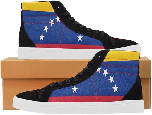high top colorful sneakers