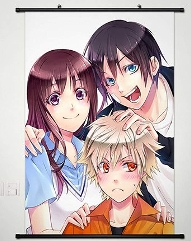 NATHALIE LANCASTER Wall Scroll Poster Fabric Painting For Anime Noragami yato & Iki Hiyori & Yukine 056 L