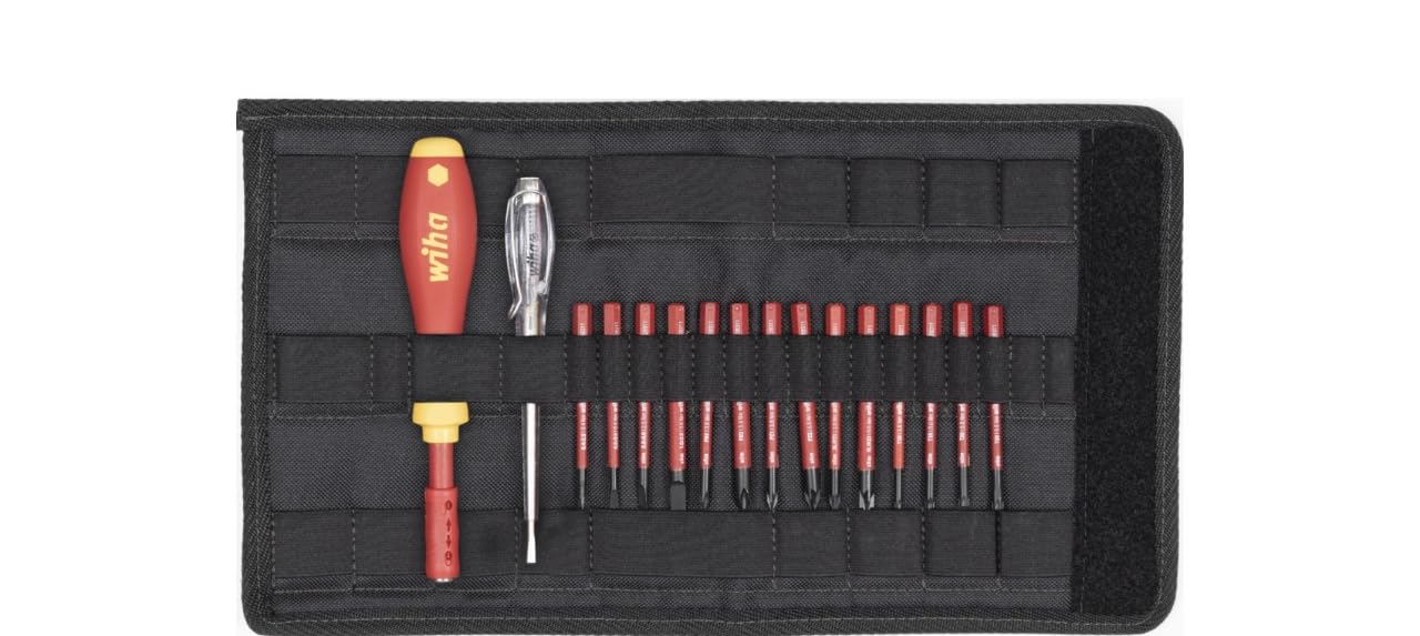 Wiha 2831T16 slimVario Starter Set, Red/Yellow, (WHA-36068)
