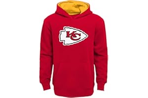 Outerstuff NFL Kids Youth 4-20 Official Primary Logo Prime Pullover Fleece Lined Hoodie Sweatshirt
