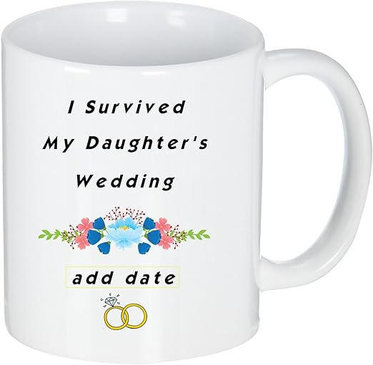 i survived my daughter's wedding mug
