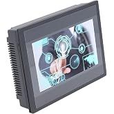 HMI HMI TFT LCD Display Module Touchscreen Monitor 7in PLC Control Screen 12 in 8 Out DC 24V 5A Relay Output Module for FX3U‑20/40/48MRT