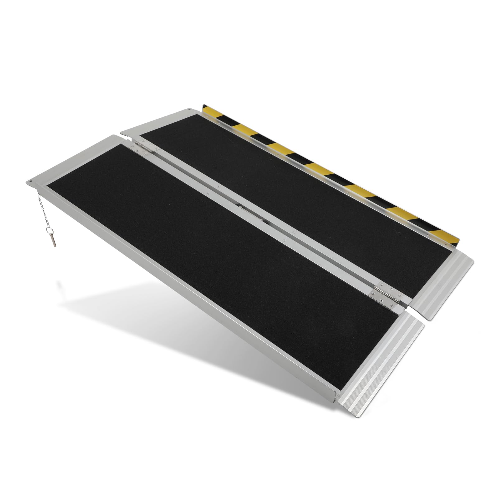 Multifold Portable Ramp SCITOO Multifold Wheelchair Ramp 4FT, Non-Slip Threshold Ramp Aluminum ...