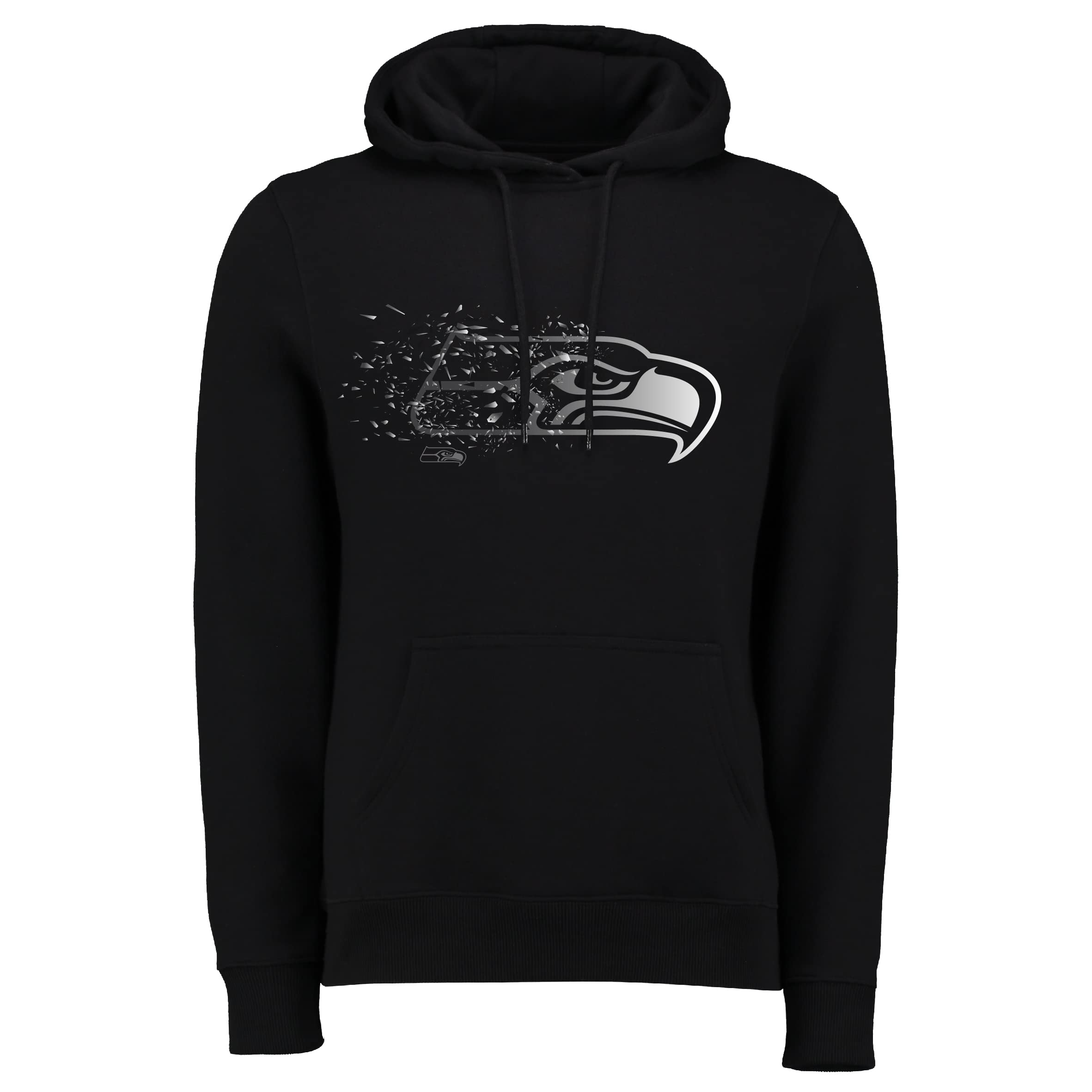 Fanatics NFL Logo Shatter Hoody Seattle Seahawks Black/Silver, black, M