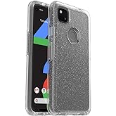 OtterBox Symmetry Clear Series Case for Google Pixel 4a (ONLY, Not Compatible with 5G Version) - Stardust (Silver Flake/Clear)